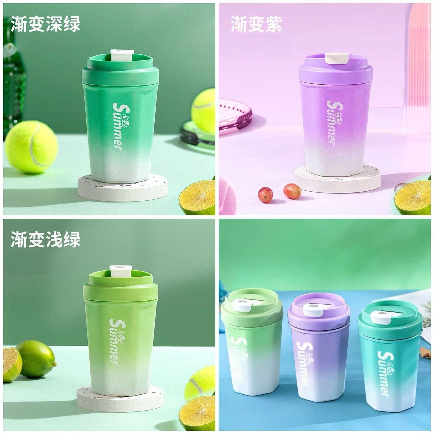 Multipurpose Direct Sip Glass Material Juicing Cup with Box Packing