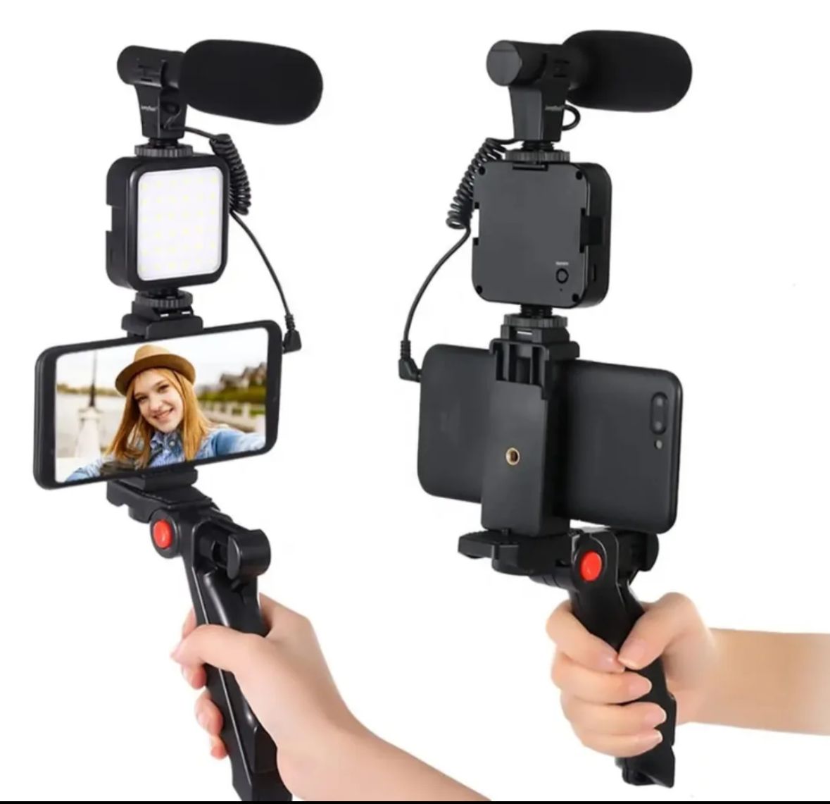 Handy VLogging Kit with Mic / Light and Wireless Remote